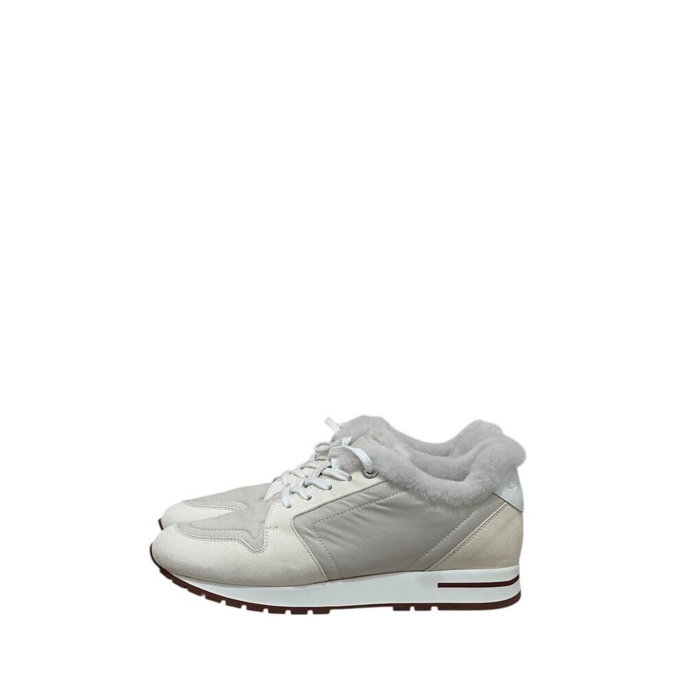 NWOB Loro Piana Luxe Faux Fur Trainers  Size 38
